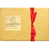 Godiva Goldmark 27-Piece Assorted Chocolate Gift Box, Gourmet Chocolate Collection, Dark &amp; Milk Chocolates with Truffles, Ganaches, and More, Pack of 4 Premium Chocolate Gifts