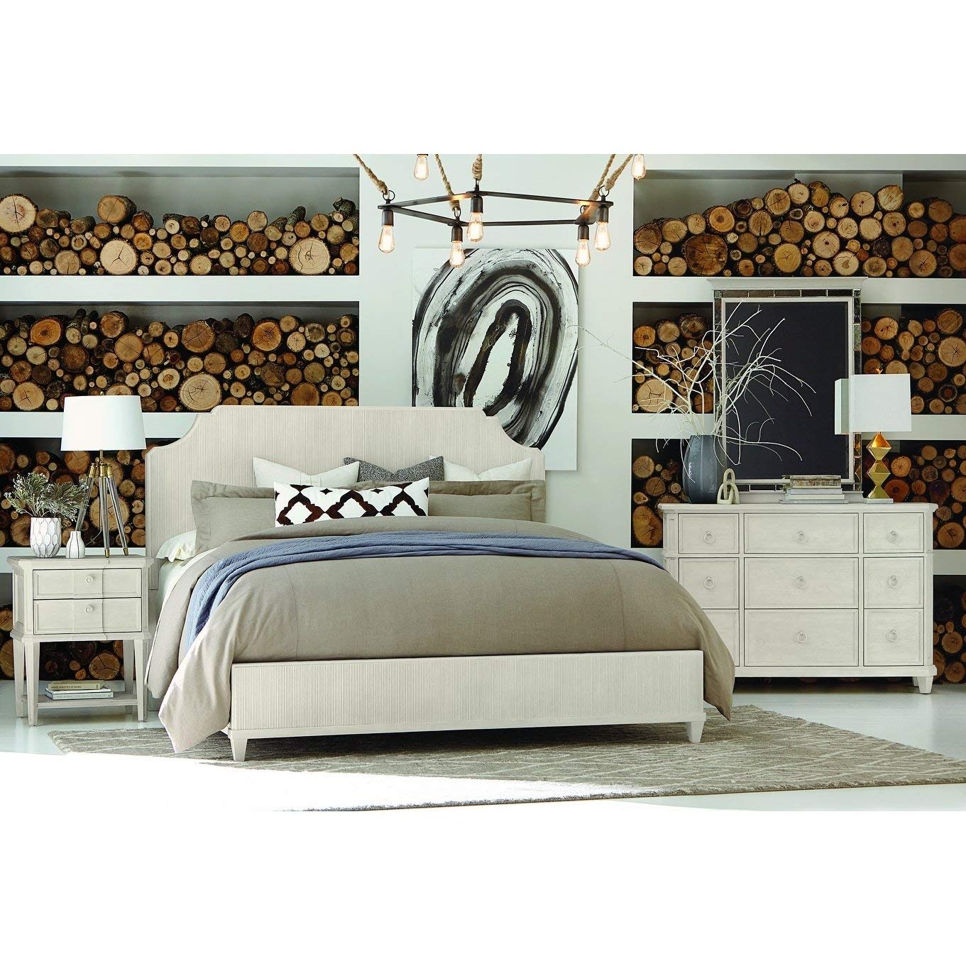 Amazon Com A R T Furniture Roseline Georgia Panel Bed