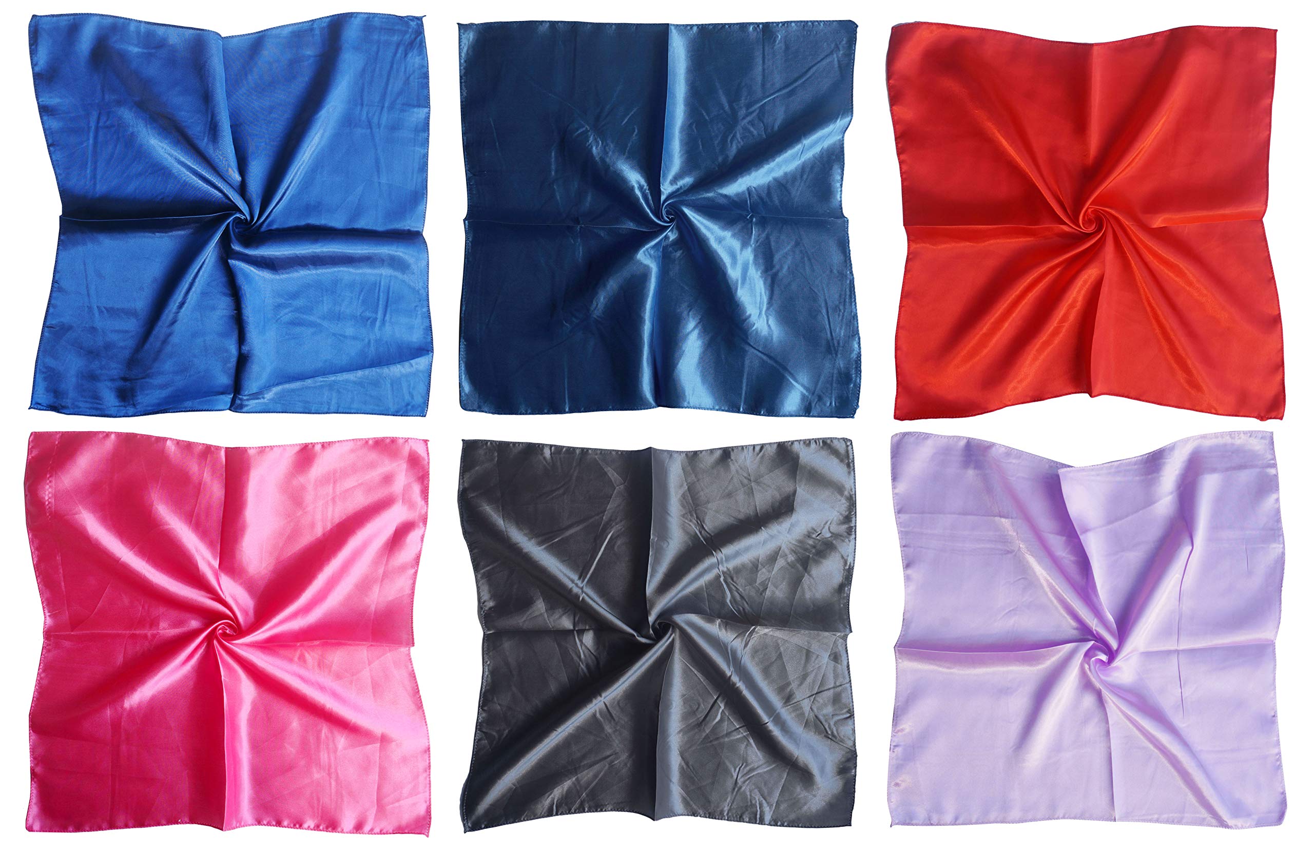 12 Set Mixed Designs Small Square Satin Womens Neck Head Scarf Scarves Bundle 12 Set Mixed Designs Small Square Satin Womens Neck Head Scarf Scarves Bundle