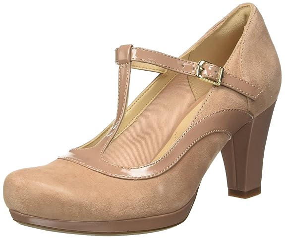 Clarks Damen Chorus Pitch T-Spangen Pumps