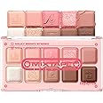 lilybyred Mood Keyboard | 10-Shade Korean Eyeshadow Palette, Highly Pigmented, Matte, Shimmer & Jelly Glitter, Smooth. Blendable, Long-Lasting, Dome-Shaped Design (10 Milky Cherry Recording)