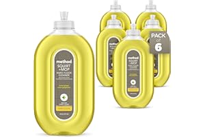 Method Hard Floor Cleaner, Easy Squirt + Mop Design Covers Floor in Fewer Sweeps, Best Used on Tile, Laminate, and Other Hard