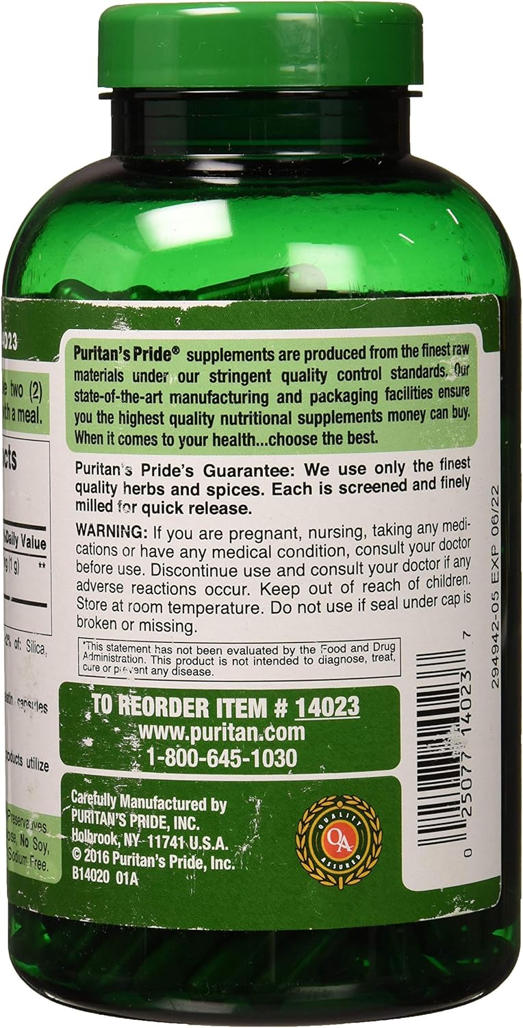 Puritans Pride Cinnamon 500 Mg, 400 Count: Health & Personal Care