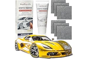 POPALULA Nano Sparkle Cloth Car Scratch Remover - 2025 Upgrade Scratch Remover for Vehicles, Magic Wipes Cleaning Cloth Car Scratch Repair Paste, Scuff Repair Polishing Wax Kit for Deep Scratch Repair