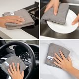 MR.SIGA Microfiber Cleaning Cloths 12 Pack 32x32 cm Grey All-Purpose view 7