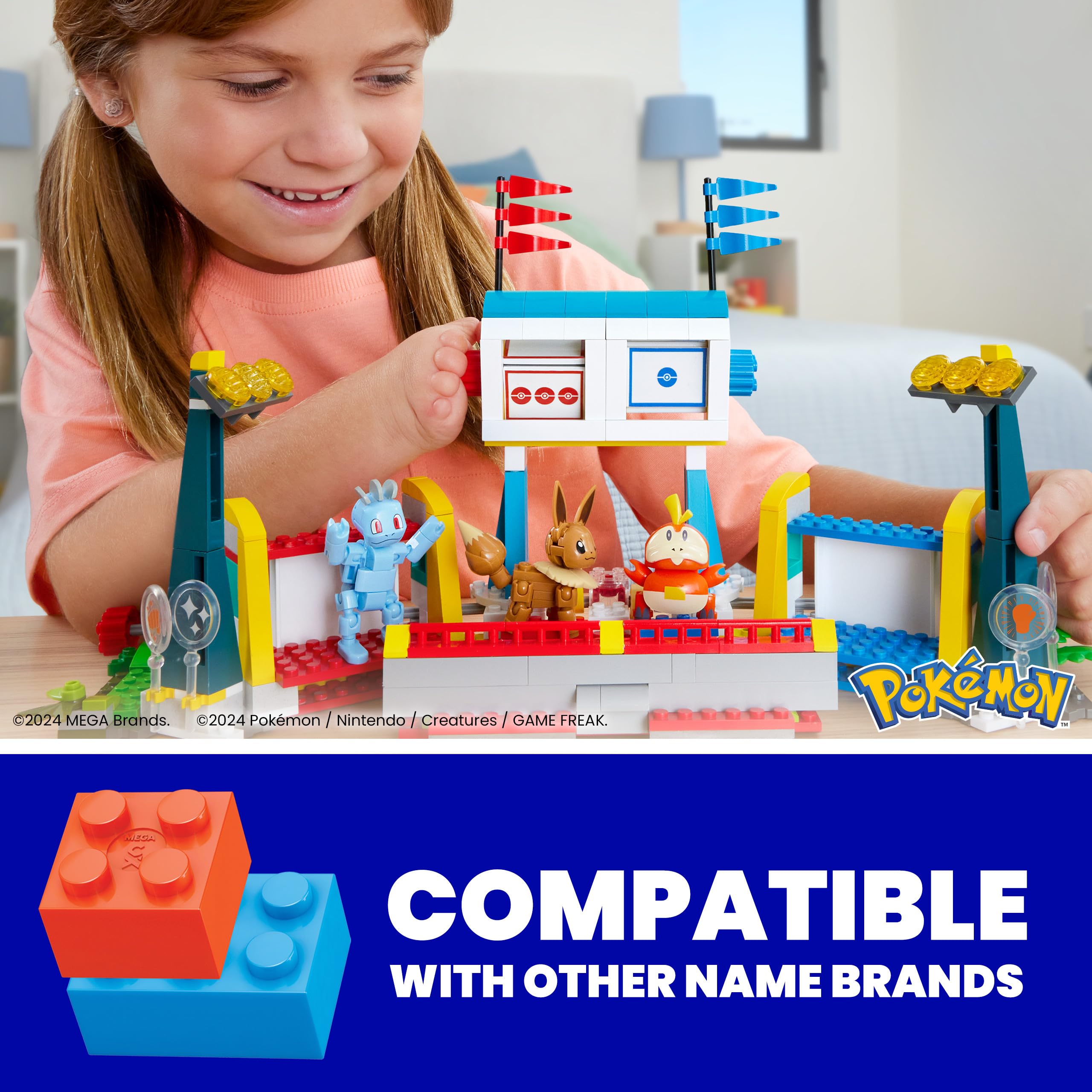 Mua Pokémon Building Toys Set Training Stadium with 1101 Pieces, 5 ...