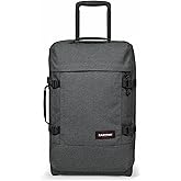 Eastpak Tranverz S – 42L Large Wheeled Luggage with Dual Compartments, TSA Lock, Compression Straps & Smooth-Wheeling System, Black Denim