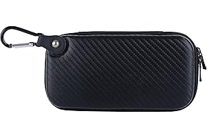 Wolfteeth Vape Pen Holder, Vapor Carrying Case, Smell Proof Case Bag Container Pouches, Vape Mod Battery Pen Tank Accessories Birthday Fall Gifts For Men Women, Black