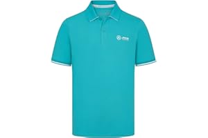 Mercedes AMG Petronas F1 Men's Polo with 3D Team Logo Execution