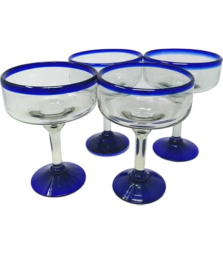 Chefcaptain Schooner - Bicchiere da birra da 770 ml, misura XL, calice in cristallo, senza piombo, per cocktail di gamberetti, coronaritas, margaritas, confezione da 4 (XL, 751,3 g