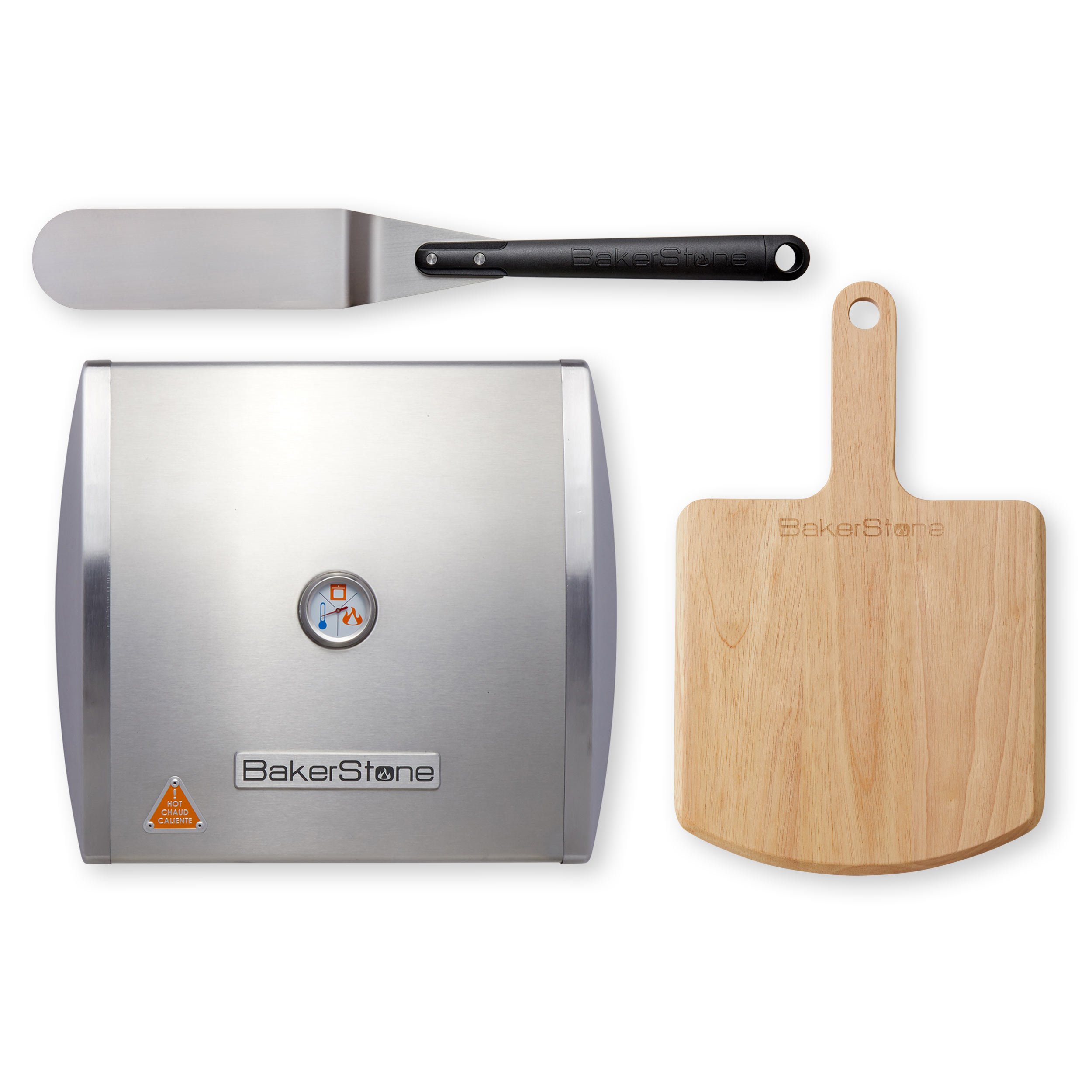 BakerStone Pizza Box, Gas Stove Top Oven (Stainless Steel)