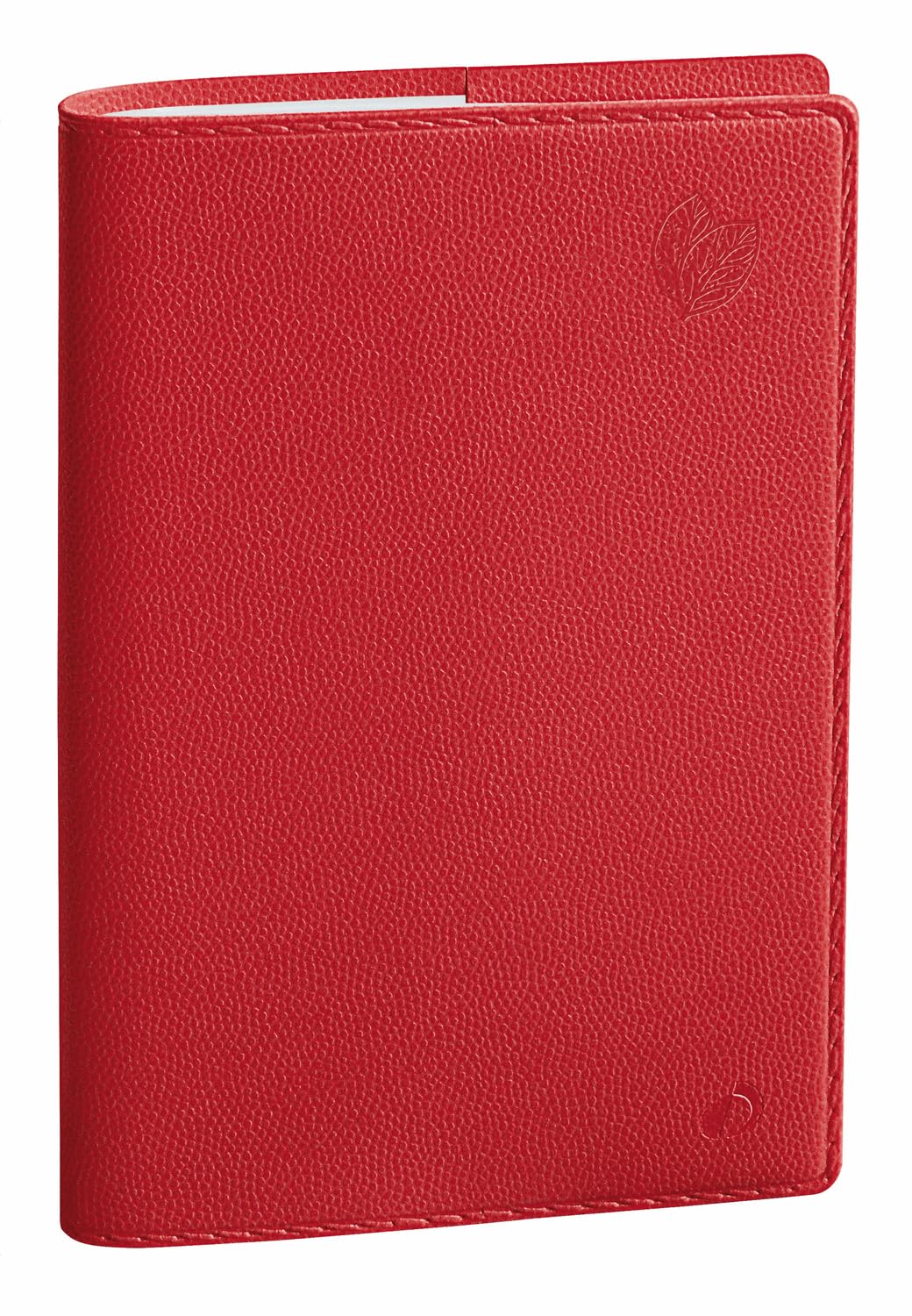 Quo Vadis - Collection: Equology Recycled Business - Calendar Year Diary - Weekly - 10 x 15 cm - Multilingual Edition - 13 Months December-December - Cherry Red - Year 2023