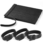 100 PCS 8 Inches Reusable Cable Ties | Adjustable Cord Wraps, Cable Straps | Hook & Loop Cord Organizer, Cable Management