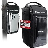 ENPLANN Magnetic Gym Bag Small | Magnetic Gym Water Bottle Bag | Perfect Small Crossbody Bag for Focused Workouts | Mini Gym Bag for Women and Men | Water Bottle Holder with Strap (Black)