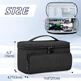 CURMIO Men Grooming Kit Bag Portable Travel Case for Electric Shaver Clipper view 6
