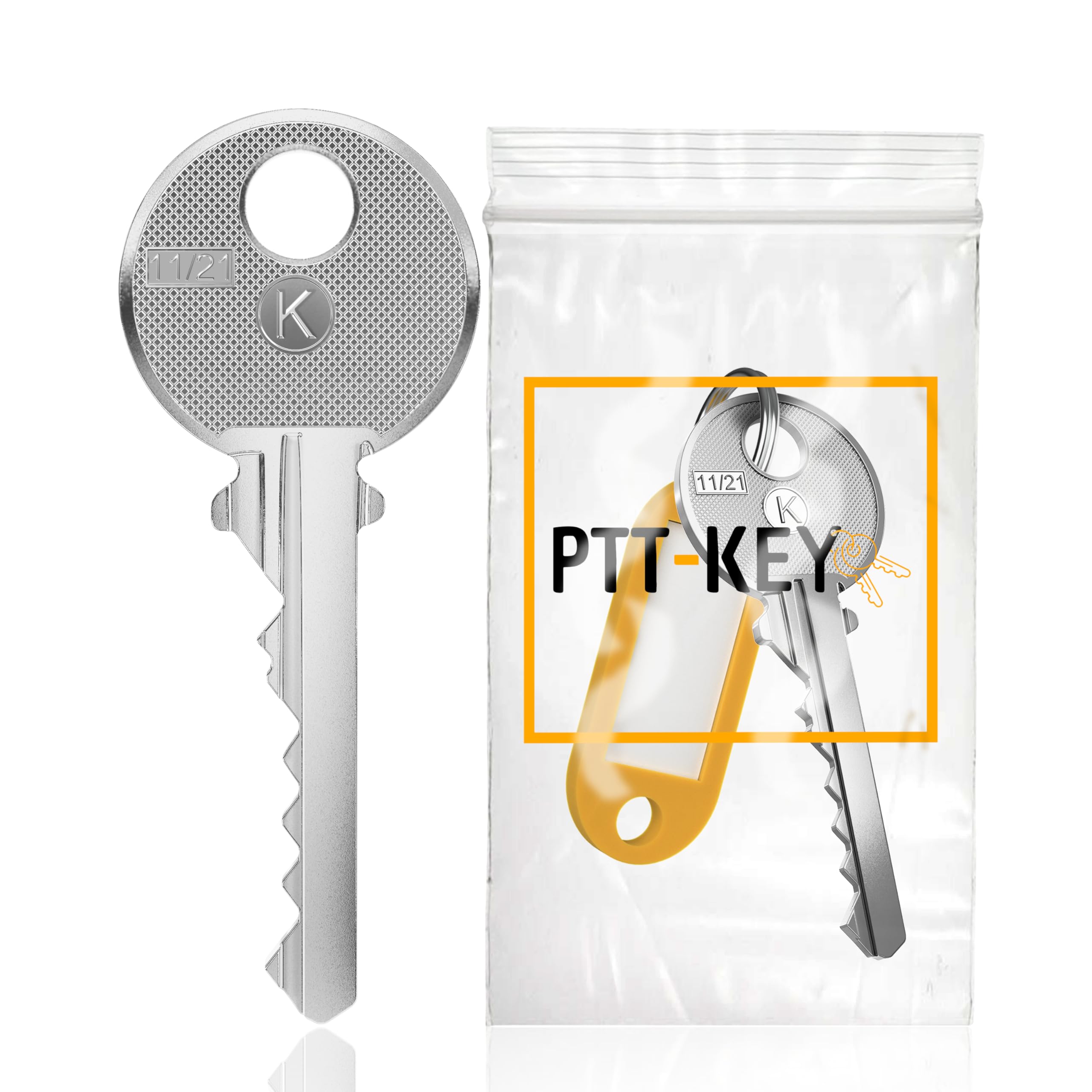 PTT-KEY - PTT key K10 for lock mailbox and building entrance - suitable for use everywhere - universal - Mailbox barrel