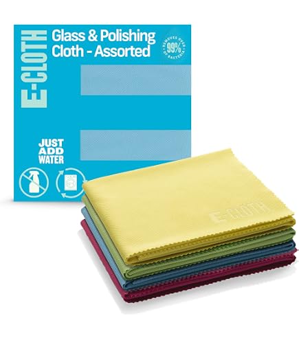 Lot De 4 Chiffons E-Cloth Réutilisables En Microfibre - Nettoyage Cuisine Et Déversements