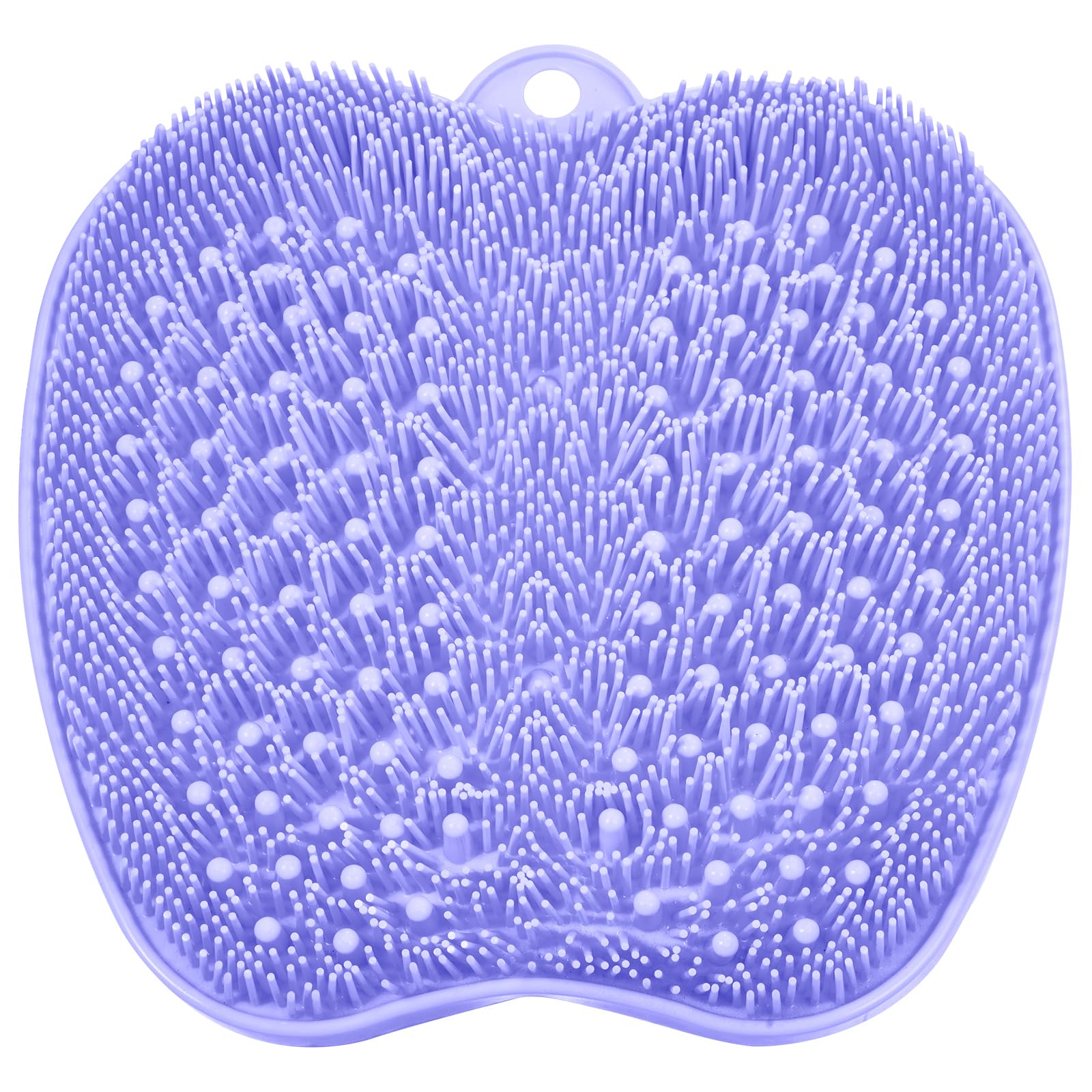 BESKAR Shower Foot Scrubber XL Larger Size Mat with Non-Slip Suction Cups - Cleans, Smooths, Exfoliates & Massages Your Feet Without Bending, Improve Foot Circulation & Cleaner Dead Skin Remover