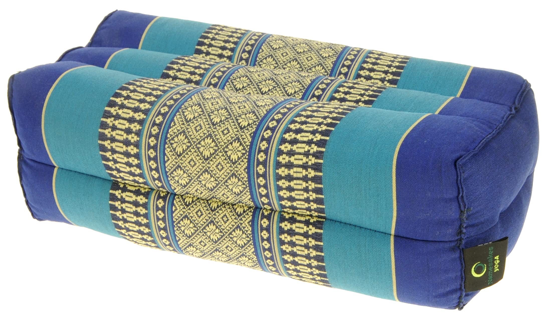 Namesakes Kapok Material Yoga Block Meditation cushion – Support Bolster- Blue Dark Blue