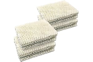 HQRP 4-Pack HDC-12 Super Humidifier Wick Filter Replacement for Essick Air AIRCARE HDC12 for EA1407, HD1409 Evaporative Humidifiers, BestAir ES12