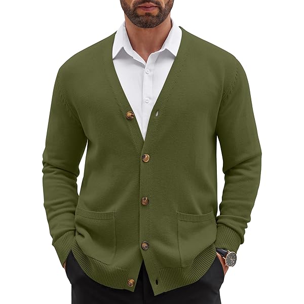 Button Down Sweater Men 2023 New Fashion Mens Fall Winter Button
