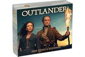 Outlander 2026 Daily Desk Calendar, Boxed Page-a-Day Calendar with Quotes & Images from The Beloved TV Series
