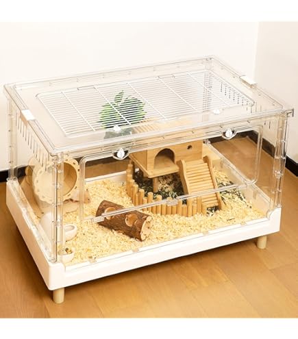 SAVIC Ambiente Animal Cage with Hay Rack, Small, 100 x 50 x 43 cm