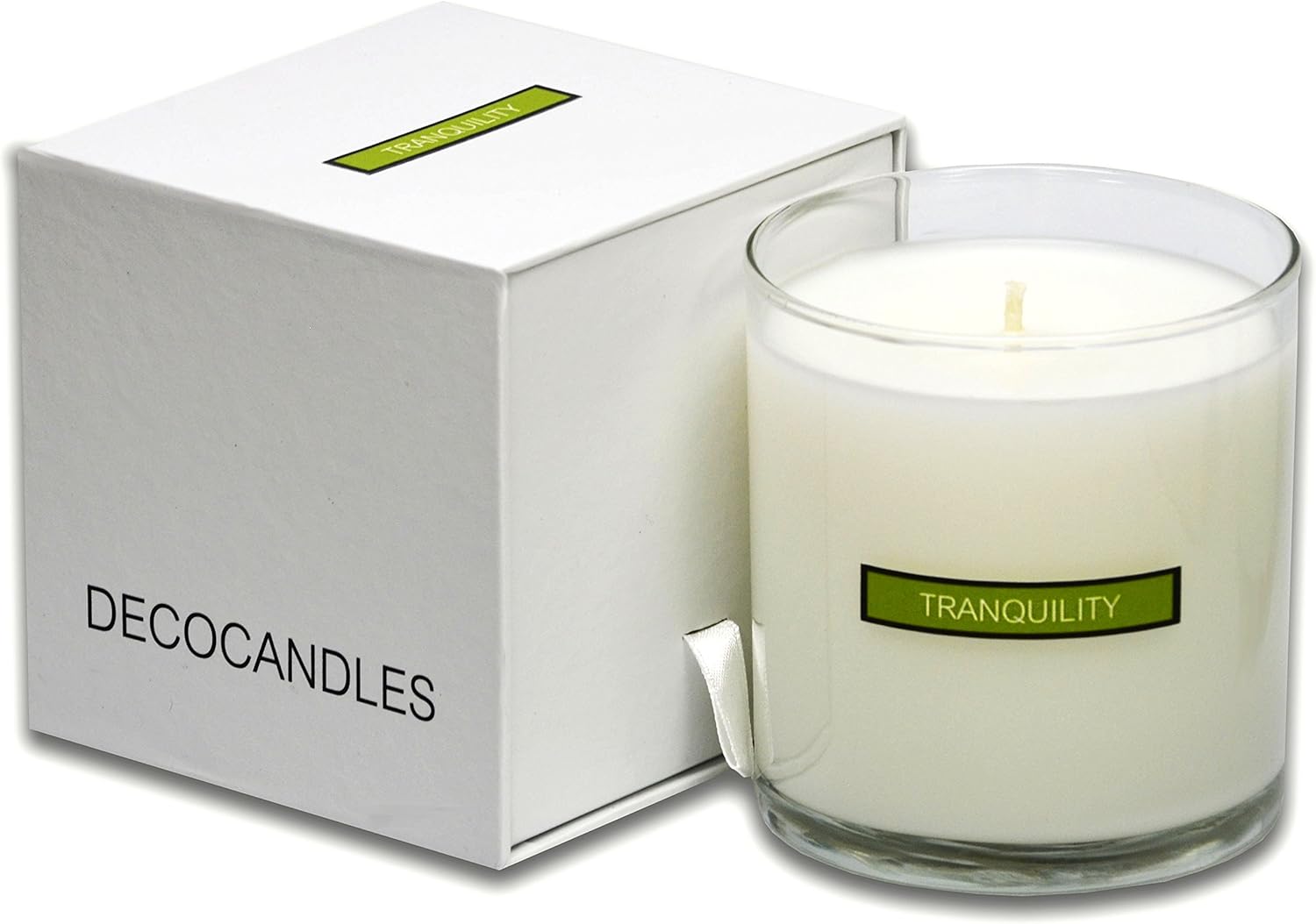 12 Oz. TRANQUILITY Lemongrass & Wild Basil (12 oz jar) Scented Candle