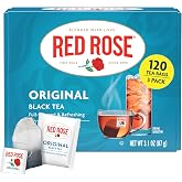 Red Rose Original Black Tea, Full-Flavored Strong Tea, 40 Tea Bags 3 Pack | Premium black tea blend | Rich, bold, full-bodied flavor | Perfect any time, hot or over ice