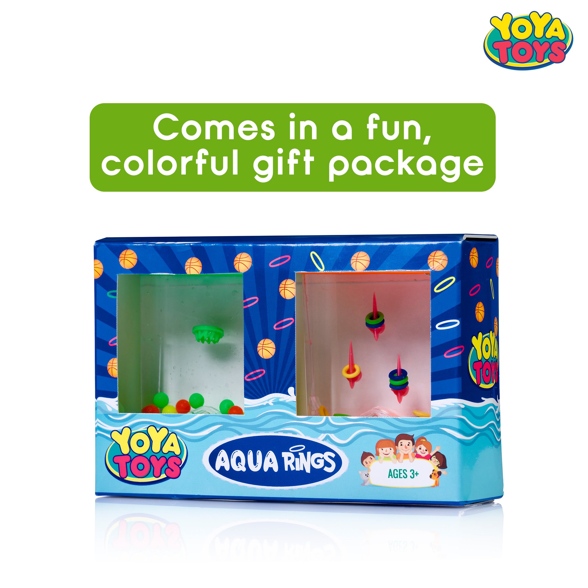 Handheld Water Game By YoYa Toys A 2 Pack Set Of A Fish Ring Toss And