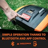 Yard Force EasyMow 260B Robotic Lawnmower, 260m², Bluetooth, Orange view 4