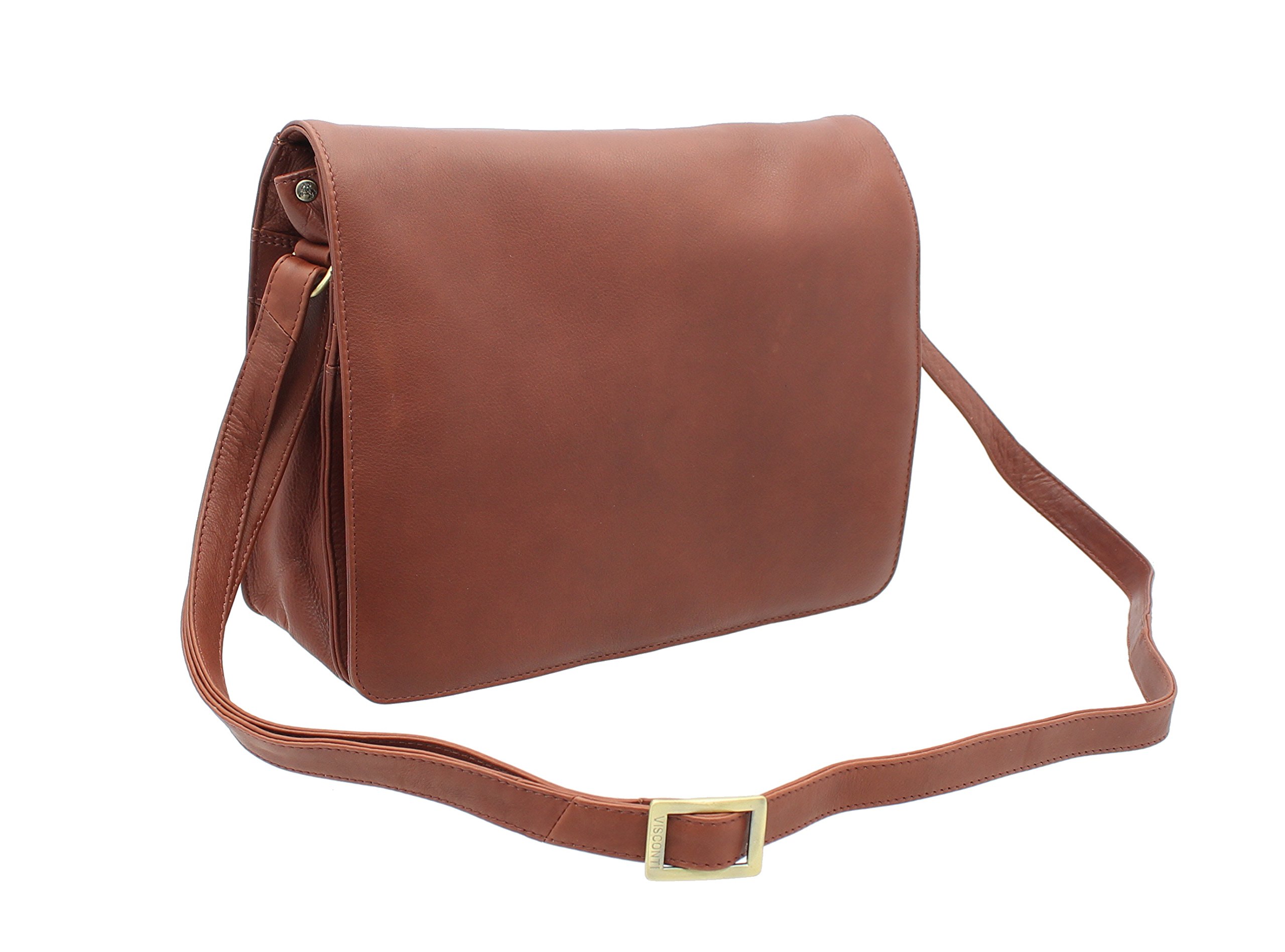 VISCONTI Leather Organiser Bag 754 Brown