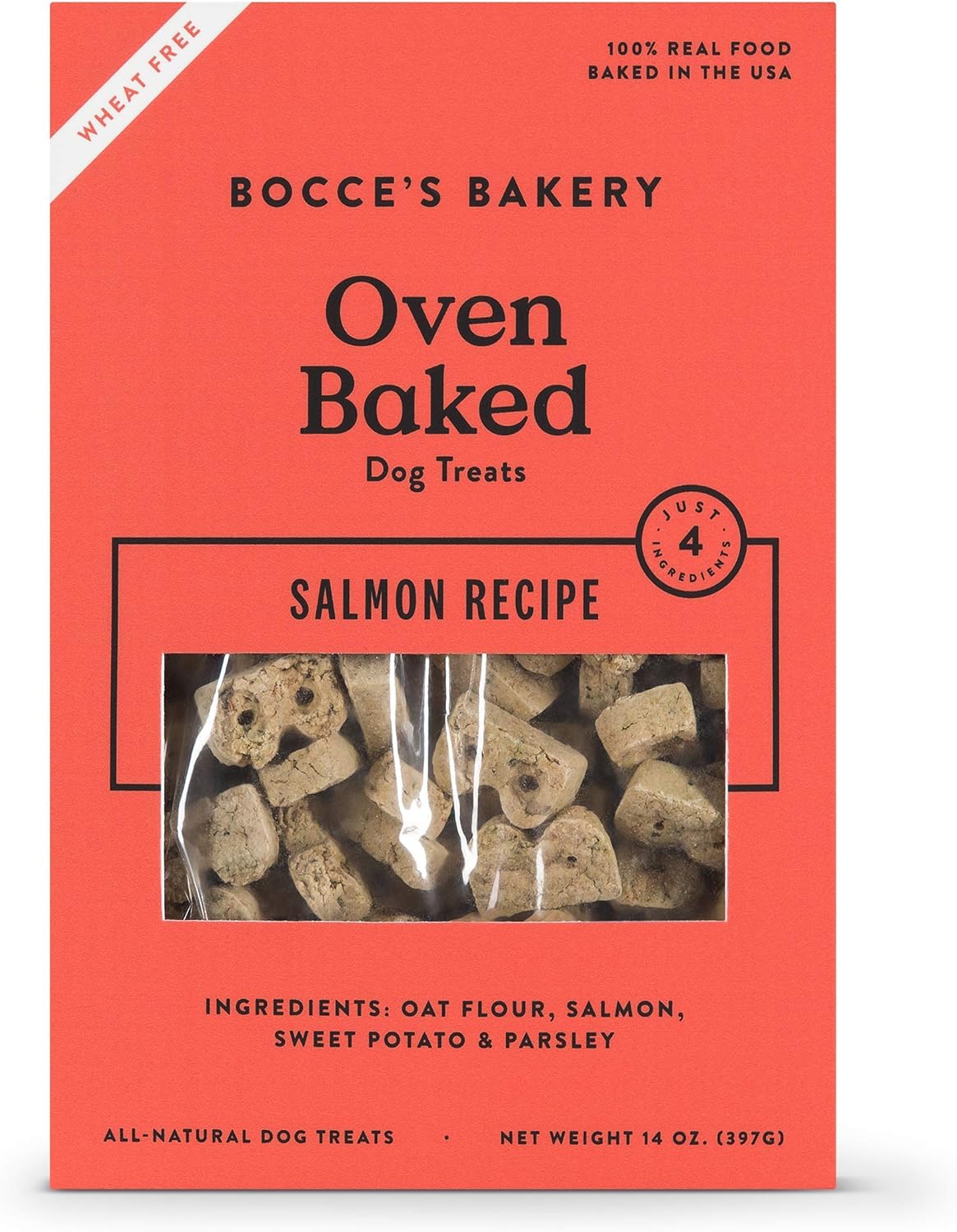 Bocce's Bakery - The Basics Menu: Oven Baked, Wheat Free Dog Biscuits