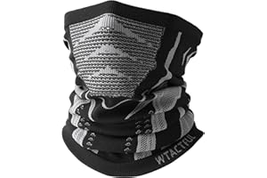 WTACTFUL Winter Neck Warmer Gaiter (1Pack or 2Pack), Breathable Face Mask for Ski, Snowboard, Running, Hiking