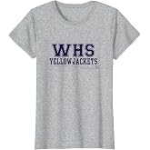 Yellowjackets WHS Yellowjackets Officially Licensed T-Shirt, Women, Heather Grey, Small