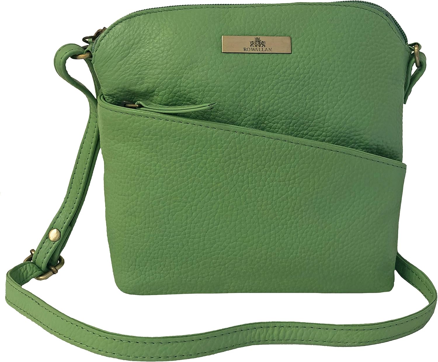 Rowallan Lime Green Leather Shoulder Bag Amazon.co.uk Shoes & Bags