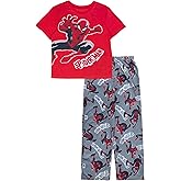 Marvel boys 2-piece Loose-fit Pajama Set, Soft & Cute for Kids