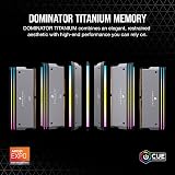 Corsair Dominator Titanium RGB DDR5 32GB 6000MHz CL30 AMD EXPO Intel XMP Grey view 2