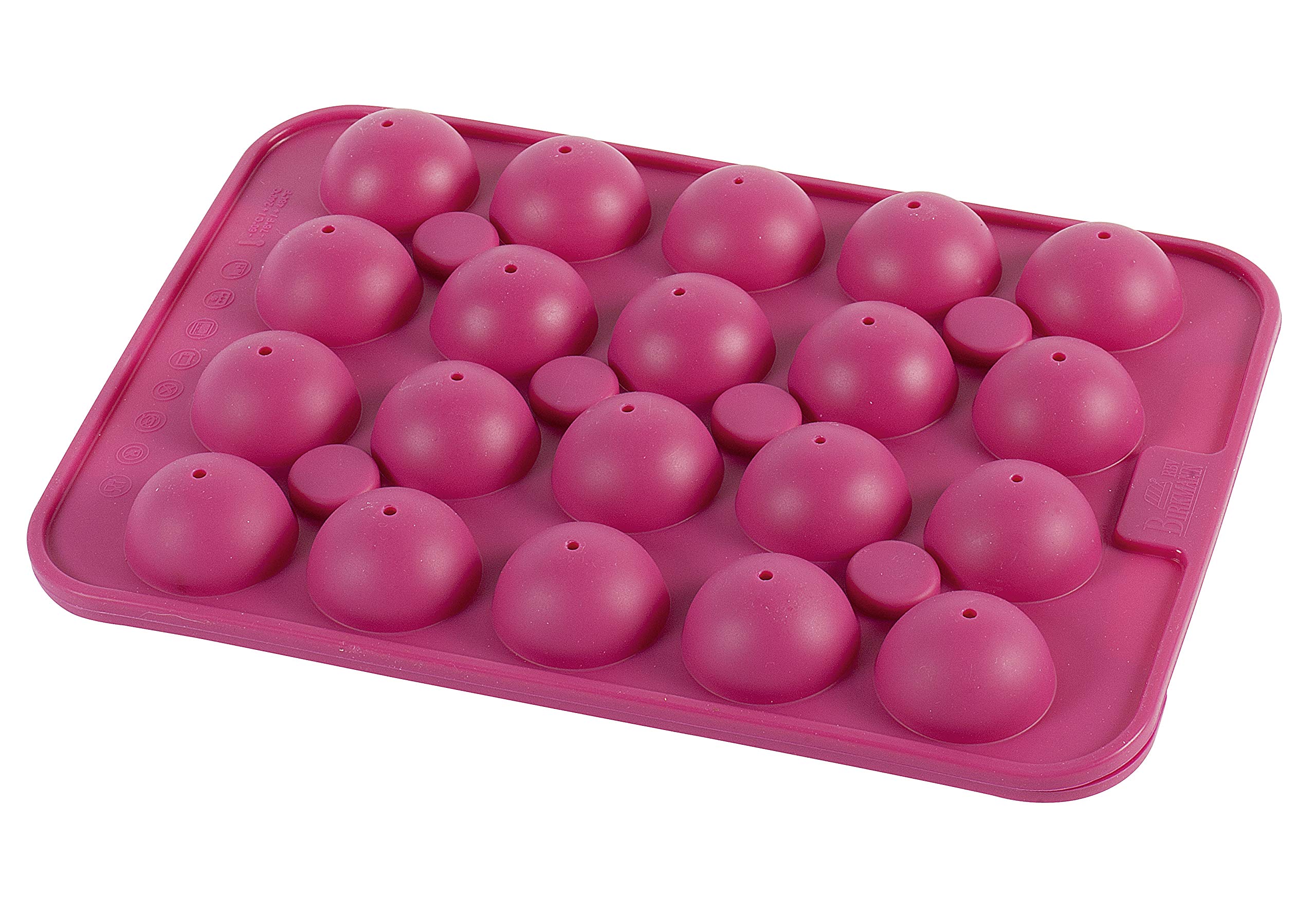 Birkmann CakePop Baker Round Silicone Baking Mould – 28 x 18 x 4 cm Set of 2 Units