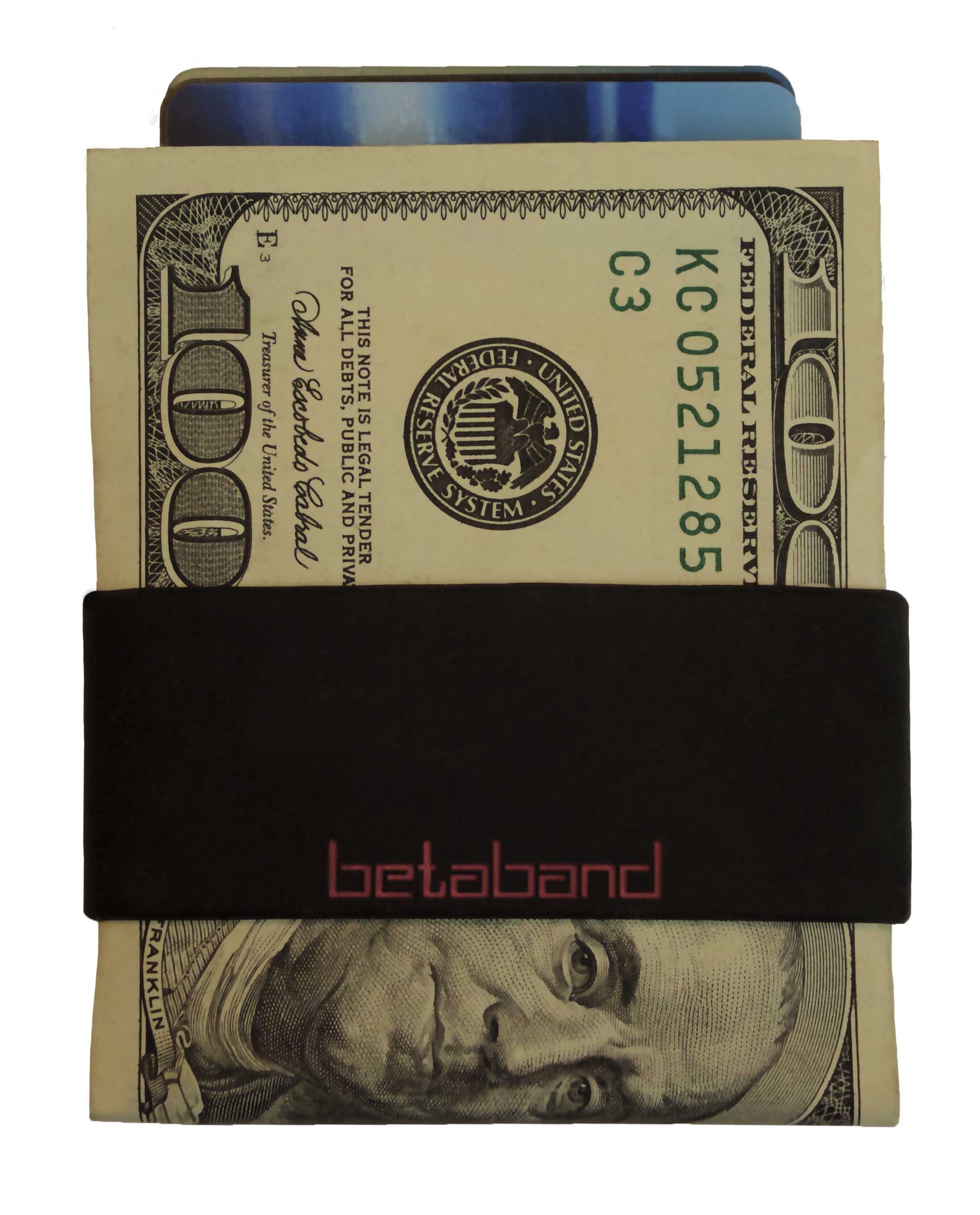 BetaBand Rubber Band Wallet, Silicone Money Band Holder for Credit