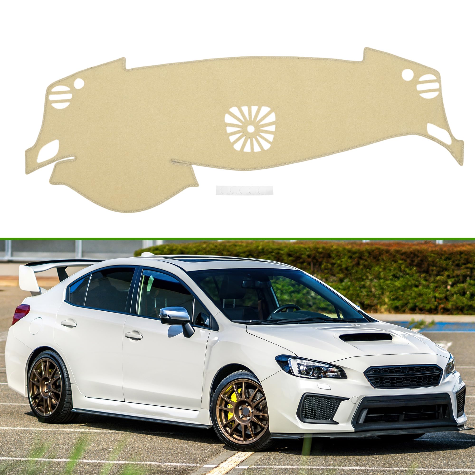 Photo 1 of HOPESPANNER Dashboard Cover for Nissan Altima 2013-2018 Non-Slip Interior Dash Cover Mat Polyester Silicone