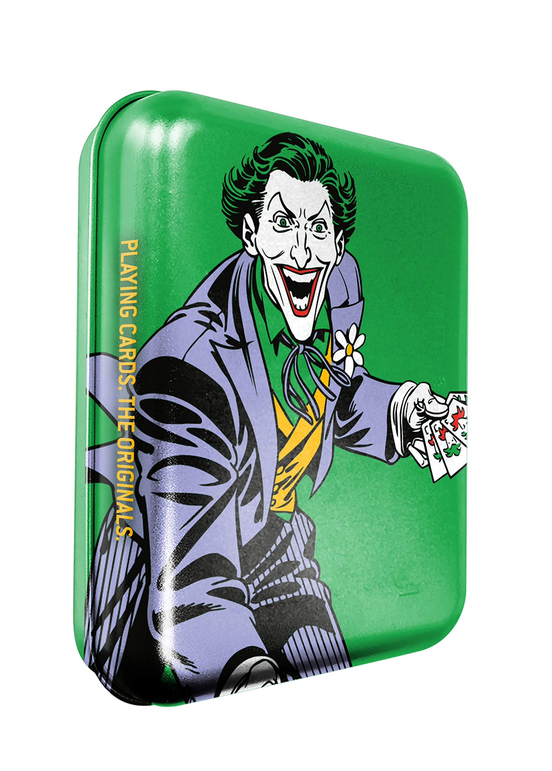 DC Comics The Joker Playing Cards In Embossed Retro Tin, 55 Vintage Style Cards, Great Gift For Any Superhero Fan!