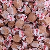Creamy Chocolate Salt Water Taffy, Individually Wrapped Bulk Bag, 1 lb | Creamy Chocolate Flavor, Chocolate Taffy Candy, Saltwater Taffy, Great for Parties and Gifting