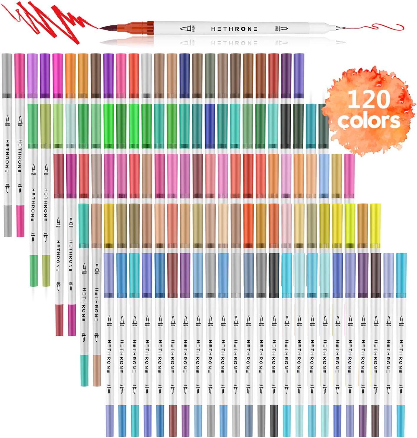 Based Water Pens Marker Tip Dual 0.4, Tip FineLiner with