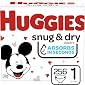 Huggies Snug & Dry Baby Diapers, Size 1, 256 Ct, One Month Supply
