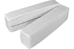 LIPPERT COMPONENTS Thomas Payne 30" x 6" x 10" Short Queen RV Bed Extender for Full-Size Queen Conversion, Made from Polyurethane and Synthetic Fiber, Includes Fabric Hinge, Removable Zippered Cover - 2022323582