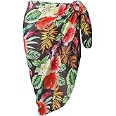 CHIC DIARY Women Swimwear Chiffon Pareo Beach Cover Up Bikini Sarong Swimsuit Wrap Skirts