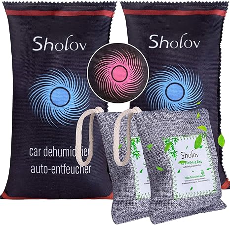 Luftentfeuchter Auto Sholov Entfeuchter Kissen Car Dehumidifier 1 1 Kg Anti Beschlag Silica Gel Auto Luftentfeuchter Fur Beschlagene Autoscheiben Mit Luftreiniger Beutel 2 Pack 2200g Amazon De Kuche Haushalt Wohnen Auto Luftentfeuchtung Kissen