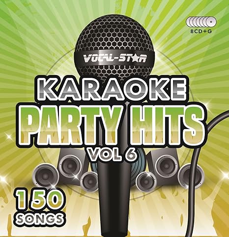Karaoke Party Hits Vol 6 CDG CD+G Disc Set - 150 Songs on 8 Discs Including The Best Ever Karaoke Tracks Of All Time (Ed Shee