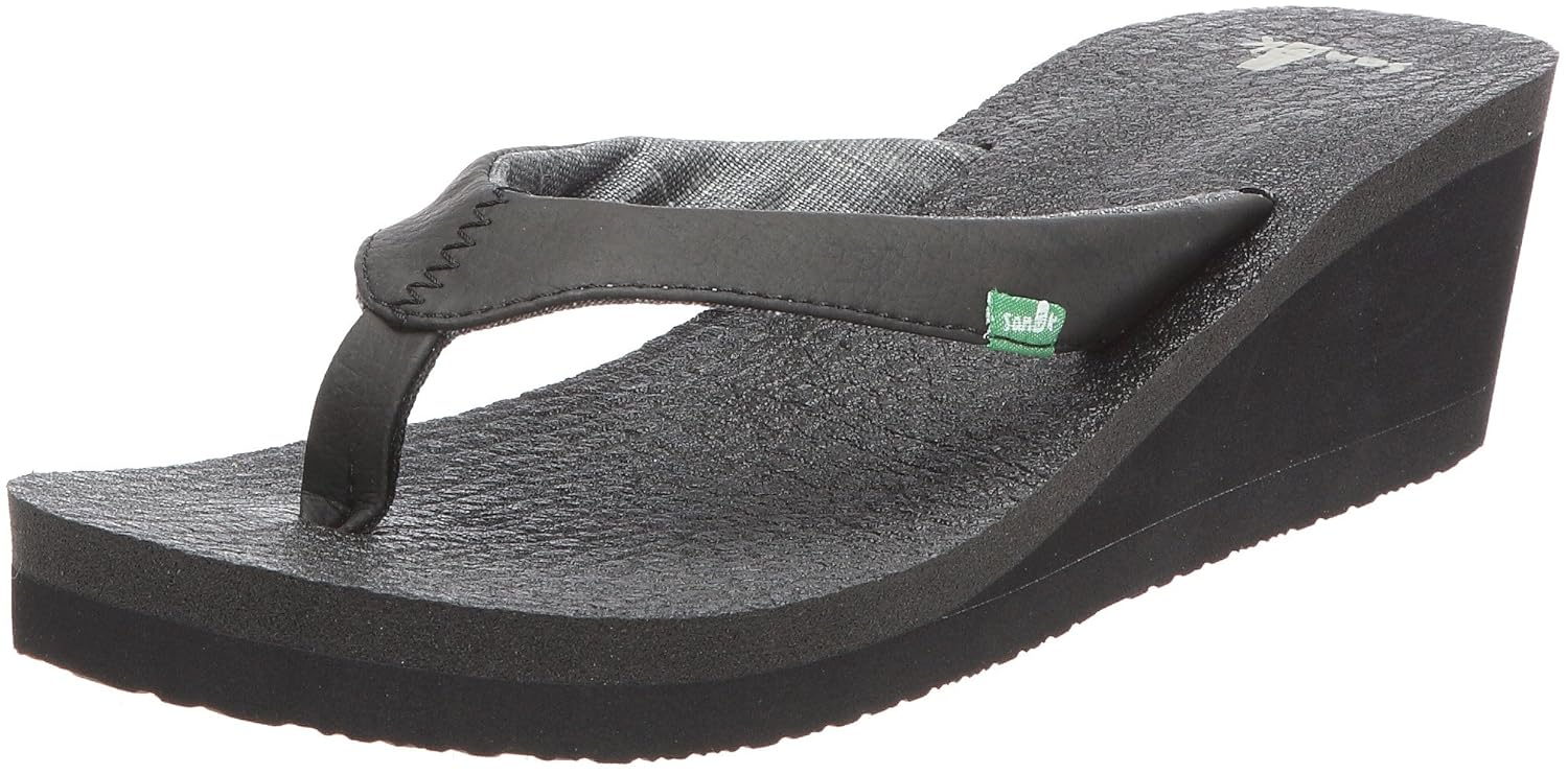 sanuk rhinestone flip flops